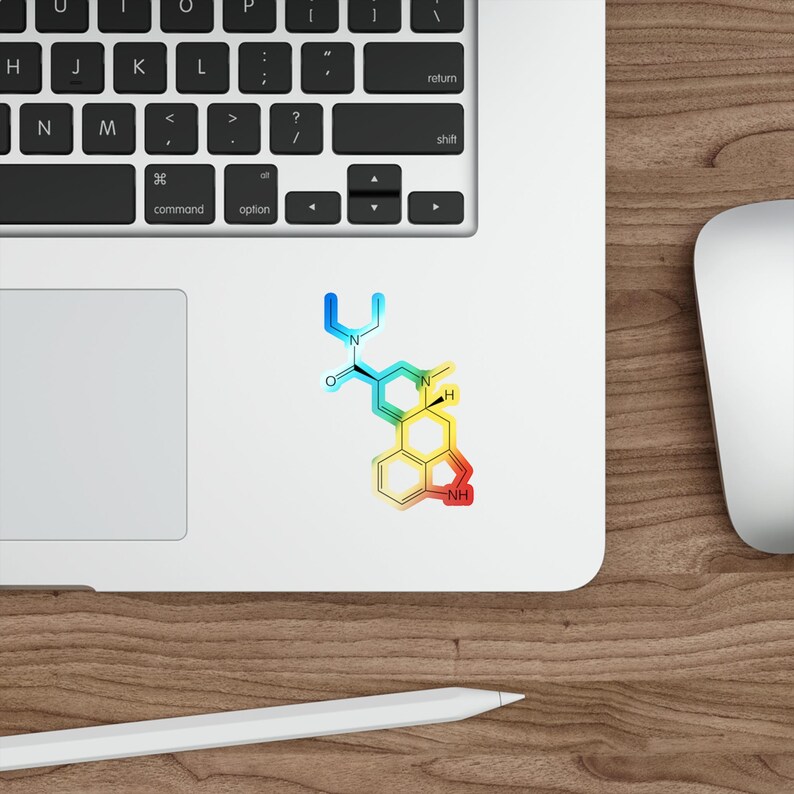 LSD Molecule - Holographic Die-cut Stickers - Etsy