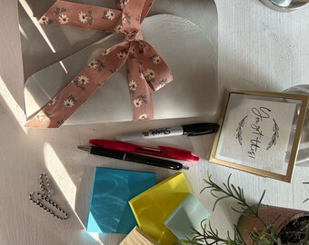 One of a Kind, Handmade Leather Journal