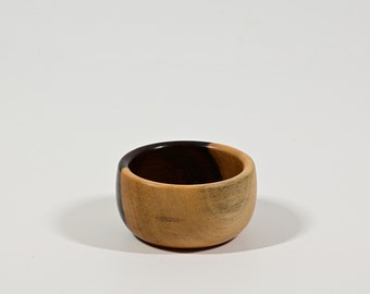 Wooden bowl, Katalox, solid wood, diameter 6.5 cm - 7 cm