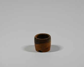 Wooden bowl, Katalox, solid wood, diameter 3.4 cm - 3.7