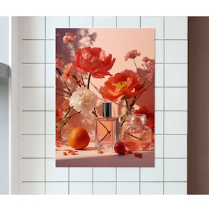 Dressing Room Print, Bathroom Photograph Perfume, Perfume Wall Art, Perfume Bottle Print, Perfume Poster, Perfume Print, Dressing Room Decor