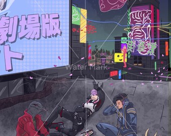 Fortnight City A5 Poster