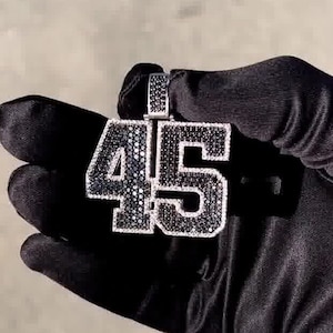 Colgante de moissanita con letras personalizadas heladas para hombres VVS Letras de moissanita Colgante de hip hop Colgante de rapero Colgante de busto hacia abajo joyería de hip hop
