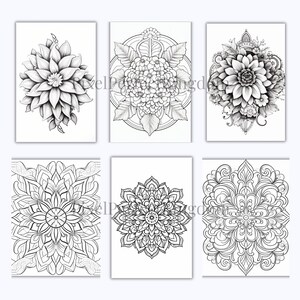 100 Printable Mandala Coloring Pages, Adults Kids, Mandala Coloring ...