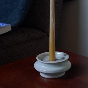 handicraft candle stick / pillar holders , ceramic stoneware