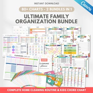Può includere: Un pacchetto digitale di oltre 80 tabelle organizzative stampabili, inclusi programmi di pulizia, grafici delle faccende domestiche, tracker del comportamento e registri delle paghette con layout colorati, liste e pianificatori.