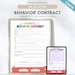 Printable Kids Behavior Contract, Parents Kids Behavior Agreement ...