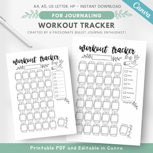 Maandelijkse trainingstracker, afdrukbare trainingstracker, maandelijkse fitnesstracker, 30 dagen fitnessuitdaging, bijvoegsel fitnessplanner