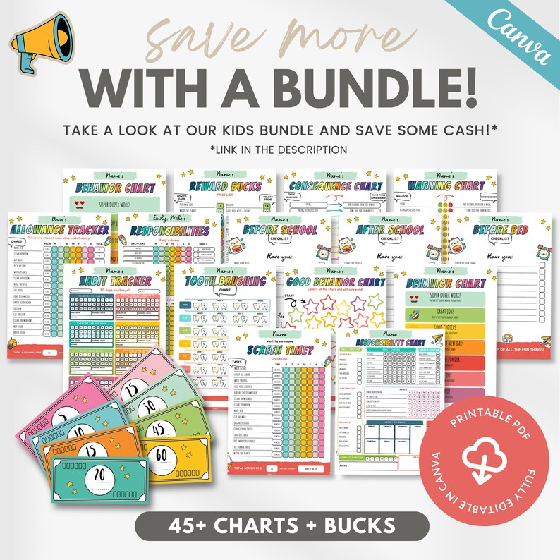 Take Point Chart Editable Reward Chart for Kids and Toddlers, Coloring Reward Chart With ...