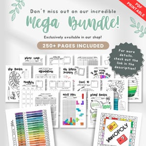 Printable monthly sleep tracker, editable sleep journal, premade bullet journal page, energy tracker, sleep log, bujo template image 8