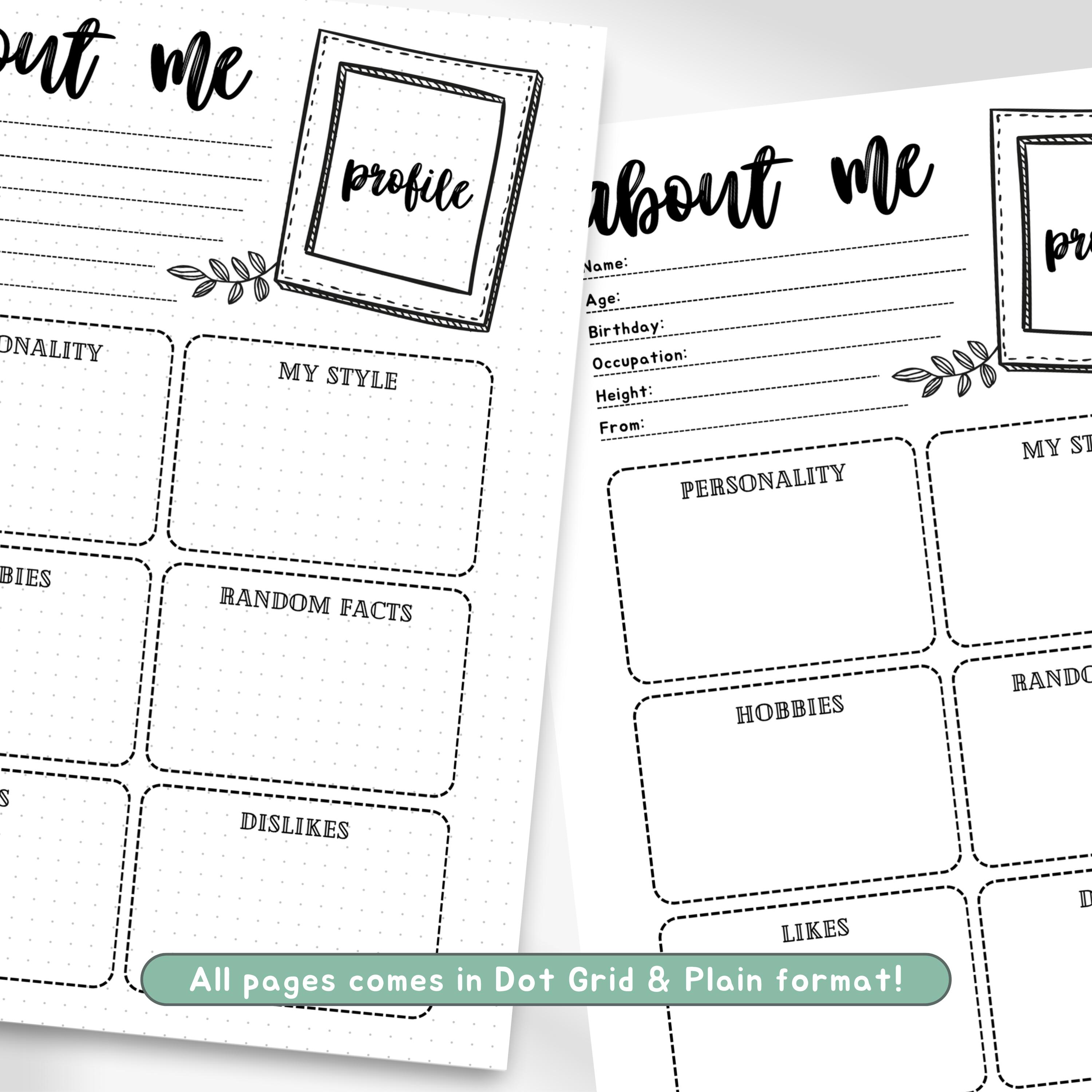 Mental Health Trackers Bundle, Printable Self Care Journal Pages ...