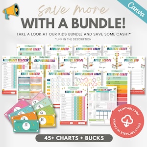 Editable Behavior Chart for Kids, Behavior Management Tracker for ...