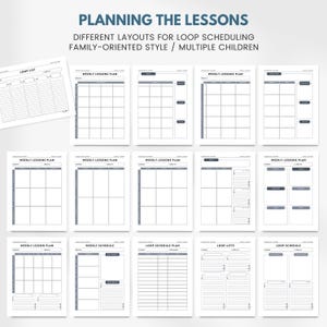 Homeschool Planner 2026 - 2027, FULLY EDITABLE & PRINTABLE Teacher ...