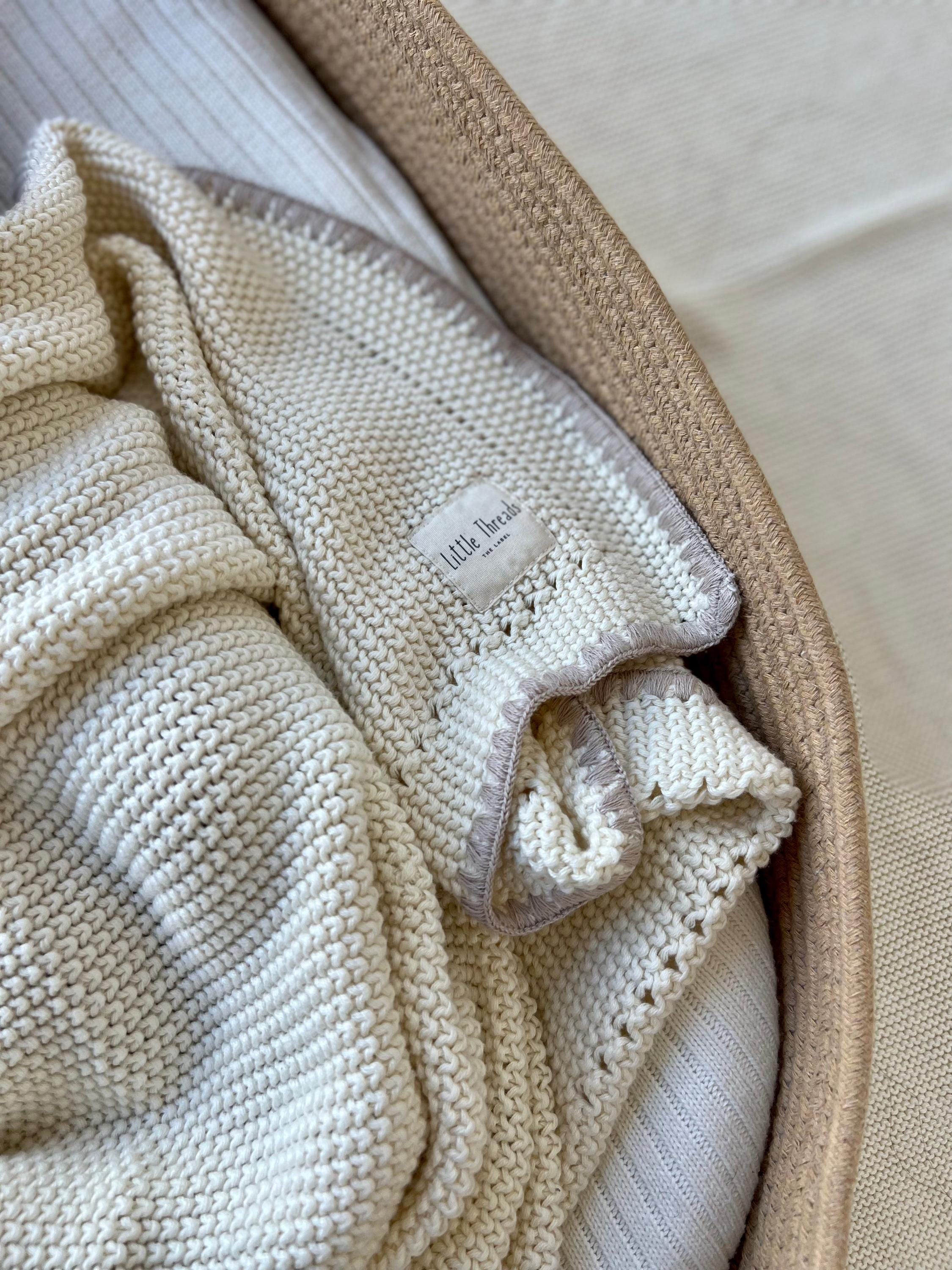 Analogie Knit Blanket - Cream main image 1