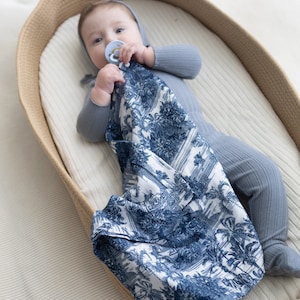 Blue Jungle Toile Lovey