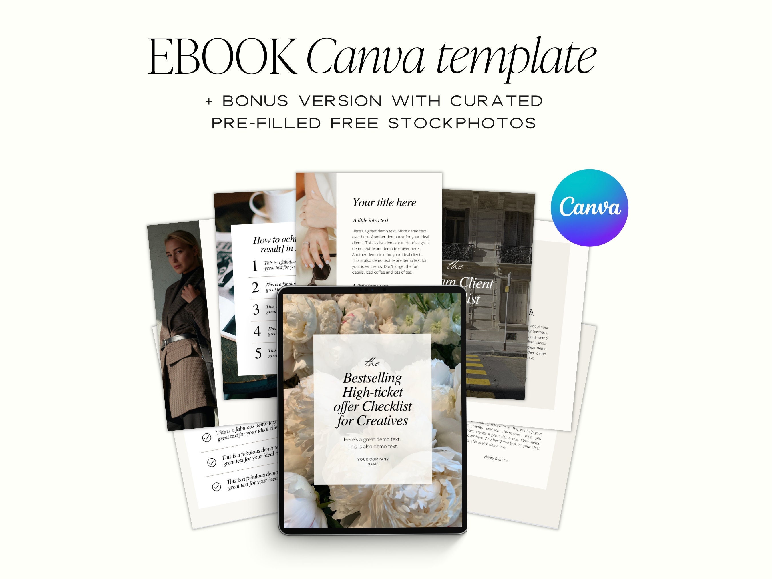 Ebook Template Voor Canva - Etsy