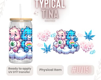 UVDTF #151 | Ready to apply | High Quality | Printed in house | Easy application | Cup Transfer | Fits 16oz-17oz cups or mugs