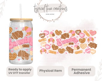 UVDTF Cup wrap | Ready to apply | High Quality | Printed in house | Easy application | UVDTF transfer | Fits 15oz-17oz cups-mugs