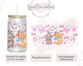 UVDTF Cup wrap | Ready to apply | High Quality | Printed in house | Easy application | UVDTF transfer | Fits 16oz-17oz cups-mugs