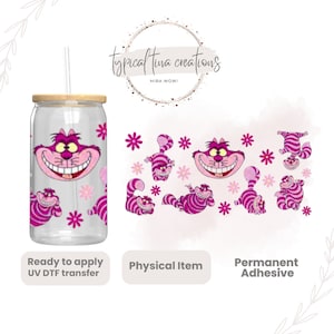 UVDTF Cup wrap | Ready to apply | High Quality | Printed in house | Easy application | Cup Transfer | Fits 16oz-17oz cups or mugs