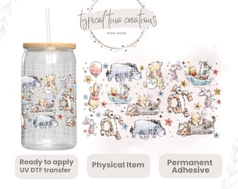 UVDTF Cup wrap | Ready to apply | High Quality | Printed in house | Easy application | Transfer | Fits 15oz-17oz cups or mugs