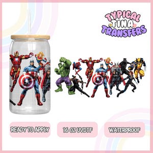 UVDTF Cup wrap | Ready to apply | High Quality | Printed in house | Easy application | Cup Transfer | Fits 16oz-17oz cups or mugs