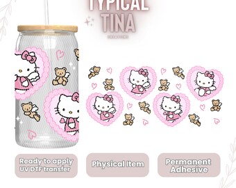 UVDTF Cup wrap | Ready to apply | High Quality | Printed in house | Easy application | Cup Transfer | Fits 16oz-17oz cups or mugs