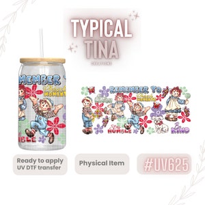 UV# 625 | UVDTF Cup wrap | Ready to apply | High Quality | Printed in house | Transfer | Fits 16oz