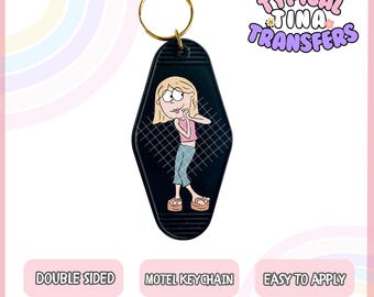 UVDTF Motel Keychain Decal | Ready to apply | High quality | Printed in house | UVDTF Transfers | Double Side Printed - set of 5 decals