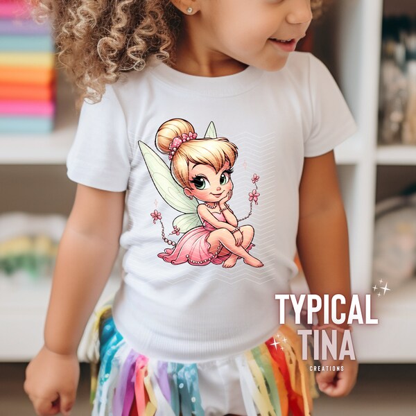 Coquette Tink | DTF Print | Toddler Size | Ready to press | High Quality DTF | Cold peel