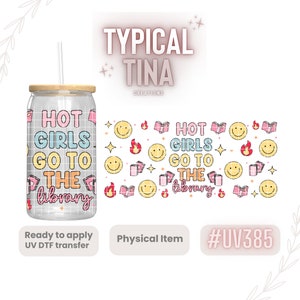 UV# 385 | UVDTF Cup wrap | Ready to apply | High Quality | Printed in house | Easy application | Transfer | Fits 16oz-17oz cups or mugs