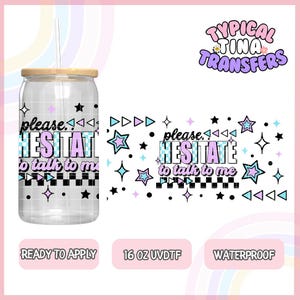 UV #7473 | UVDTF Cup wrap | Ready to apply | High Quality | Printed in house | Easy application | Cup Transfer