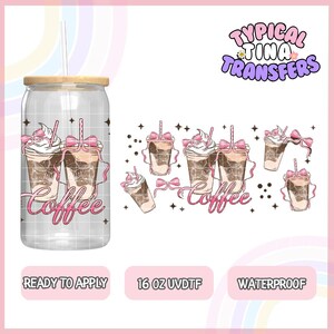 UV #7464 | UVDTF Cup wrap | Ready to apply | High Quality | Printed in house | Easy application | Cup Transfer