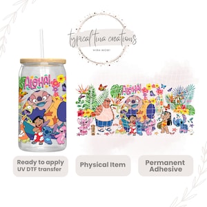 UVDTF Cup wrap | Ready to apply | High Quality | Printed in house | Easy application | Cup Transfer | Fits 16oz-17oz cups or mugs