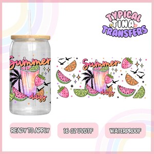 UV #6495 | UVDTF Cup wrap | Ready to apply | High Quality | Printed in house | Easy application | Cup Transfer | Fits 16oz-17oz cups or mugs