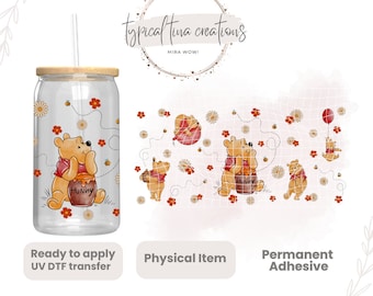 UVDTF Cup wrap | Ready to apply | High Quality | Printed in house | Easy application | Cup Transfer | Fits 16oz-17oz cups or mugs
