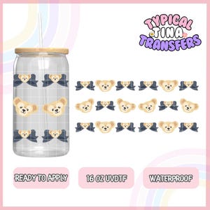 UV #7411 | UVDTF Cup wrap | Ready to apply | High Quality | Printed in house | Easy application | Cup Transfer | Fits 16oz-17oz cups or mugs