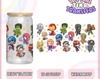 UV #6212 | UVDTF Cup wrap | Ready to apply | High Quality | Printed in house | Easy application | Cup Transfer Fits 16oz-17oz cups or mugs
