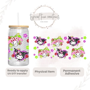 UVDTF Cup wrap | Ready to apply | High Quality | Printed in house | Easy application | Cup Transfer | Fits 16oz-17oz cups or mugs
