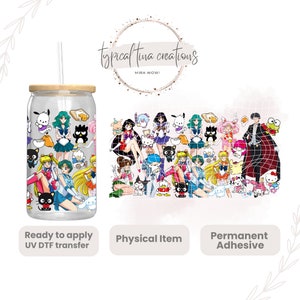 UVDTF Cup wrap | Ready to apply | High Quality | Printed in house | Easy application | Cup Transfer | Fits 16oz-17oz cups or mugs