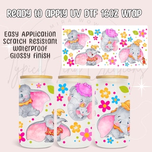 UVDTF Cup wrap | Ready to apply | High Quality | Printed in house | Easy application | UVDTF transfer | Fits 16oz-17oz cups-mugs