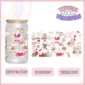 UV #9636 | UVDTF Cup wrap | Ready to apply | High Quality | Printed in house | Easy application | Cup Transfer | Fits 16oz-17oz cups or mugs