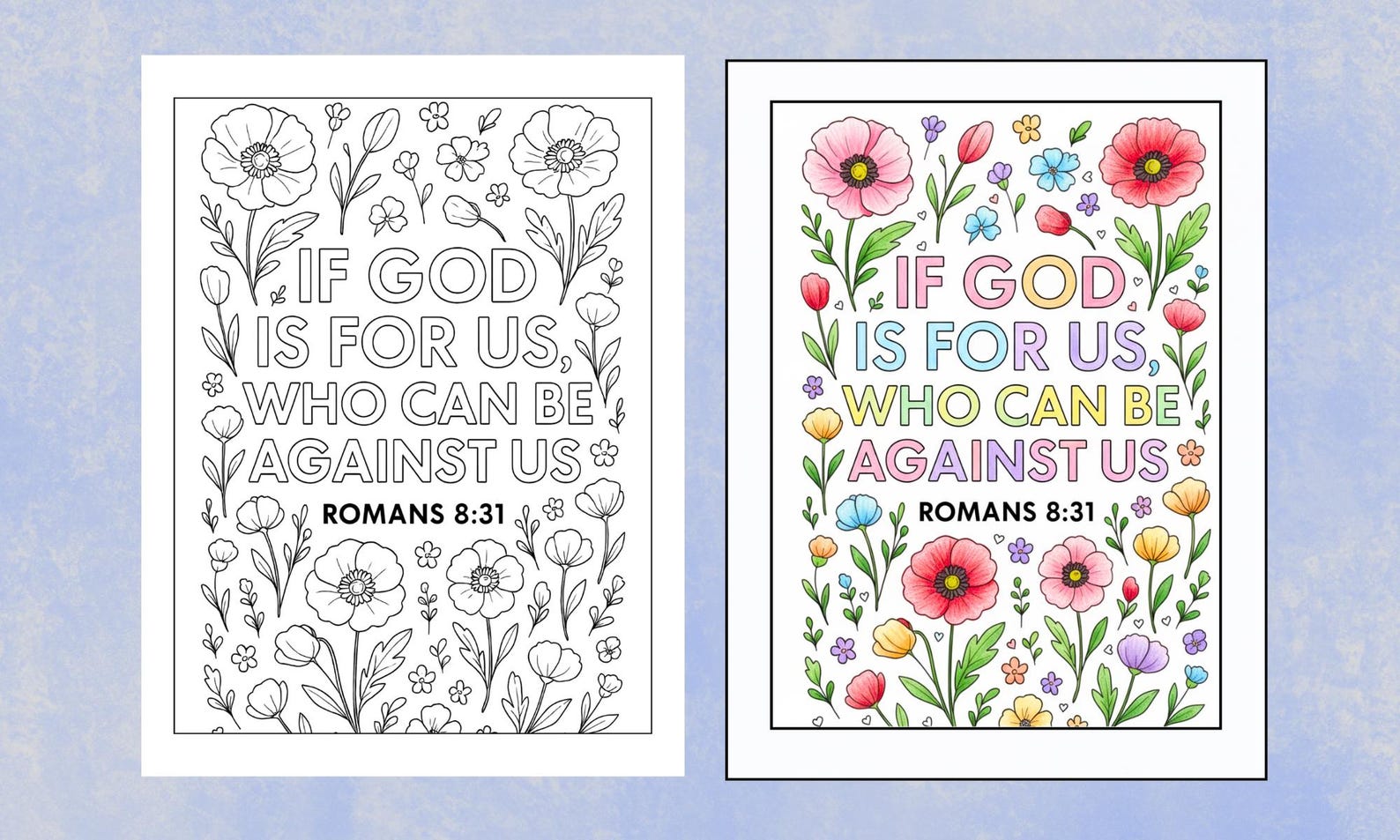 Bible Verse Coloring Pages | Christian Coloring Book for Adults & Teens ...