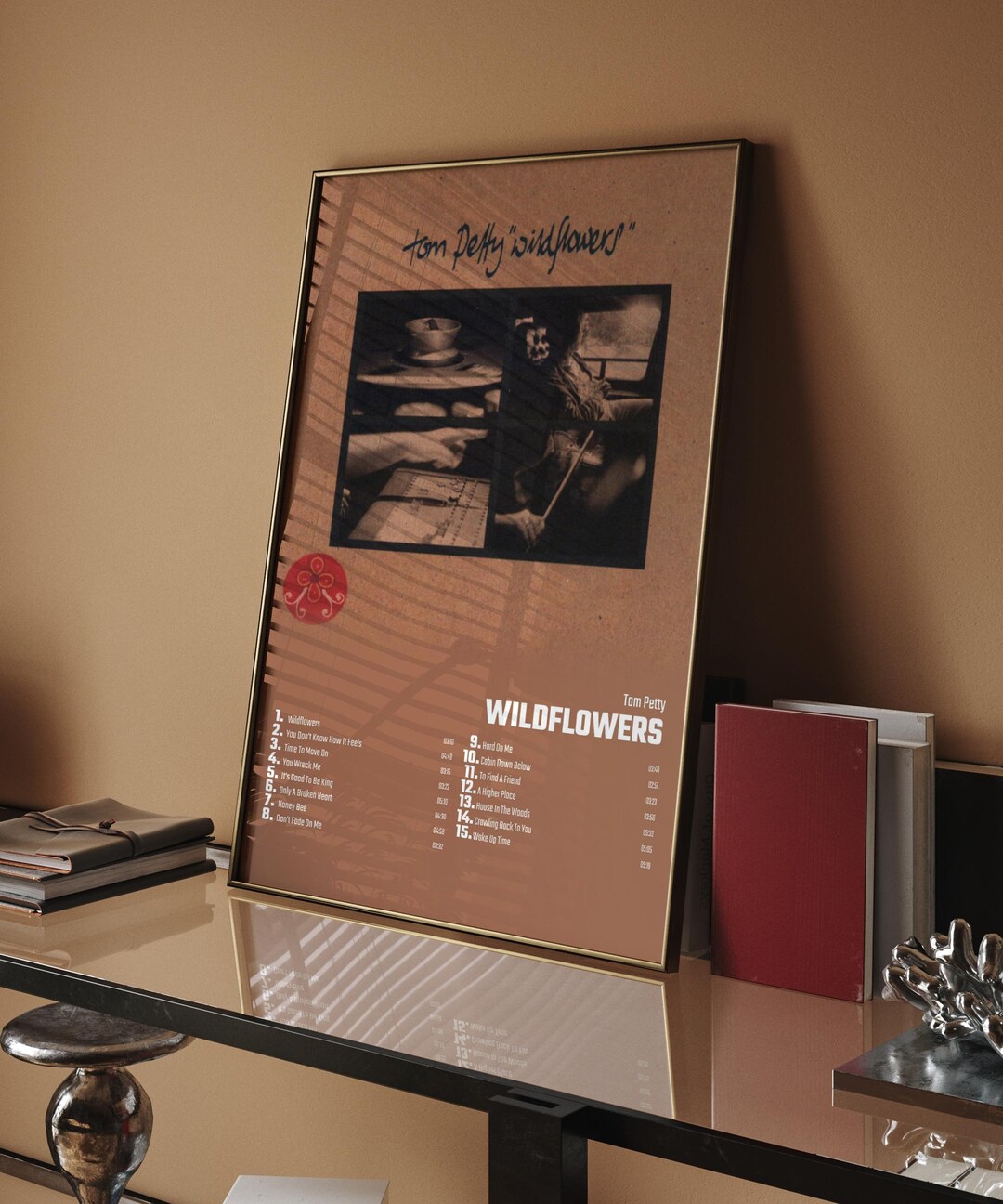 Tom Petty Wildflowers Album Cover Poster for Home Wall Art Etsy