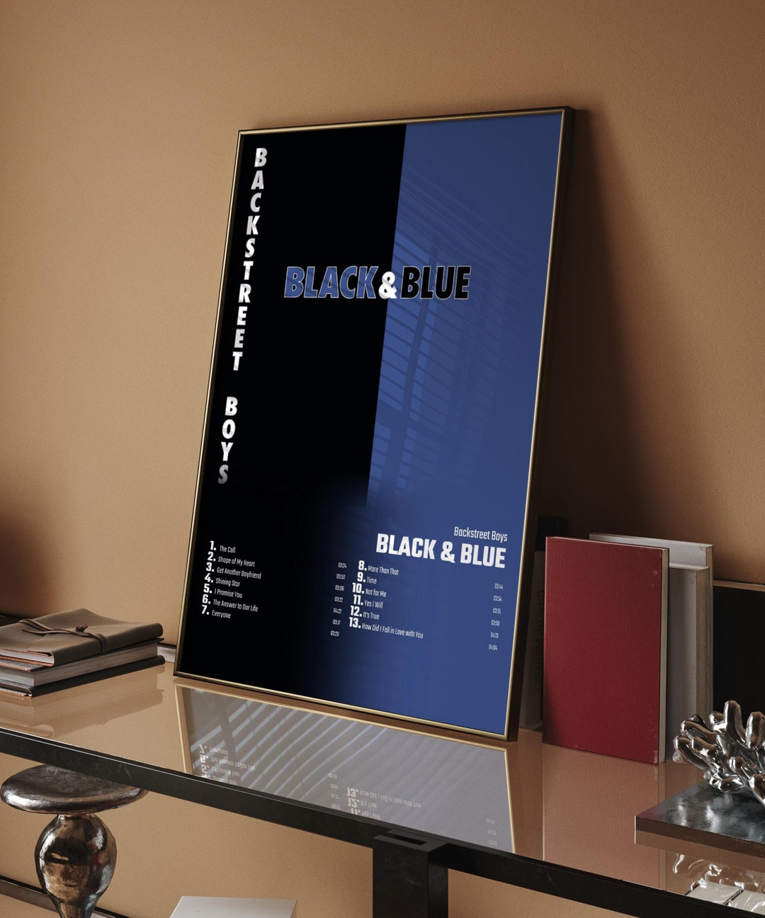 Backstreet Boys Black Blue Album Cover Poster for Home - Etsy