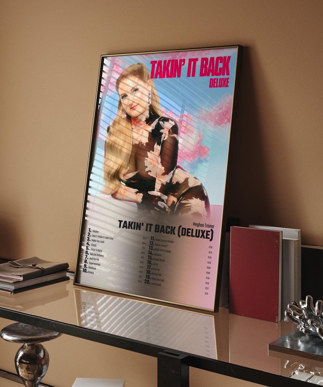 Meghan Trainor Takin' It Back Deluxe Album Cover Etsy