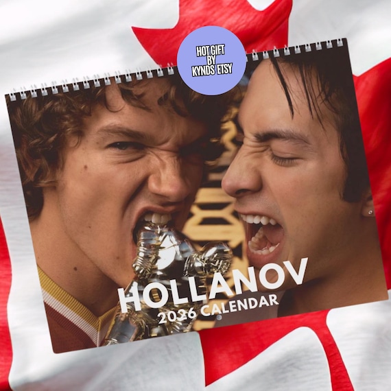 Heated Rivalry Wall Calendar 2026 | Fan | Gift | Hollander Rozanov | LGBTQ | Hollanov | Friend