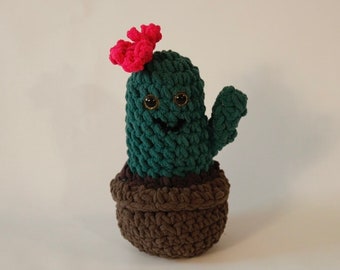 Crocheted cactus stuffie