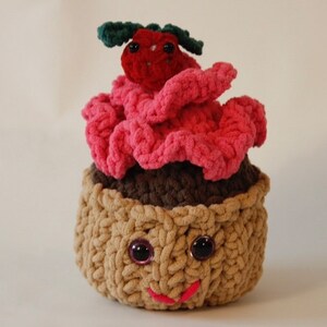 Crocheted Cupcake Stuffie image 2