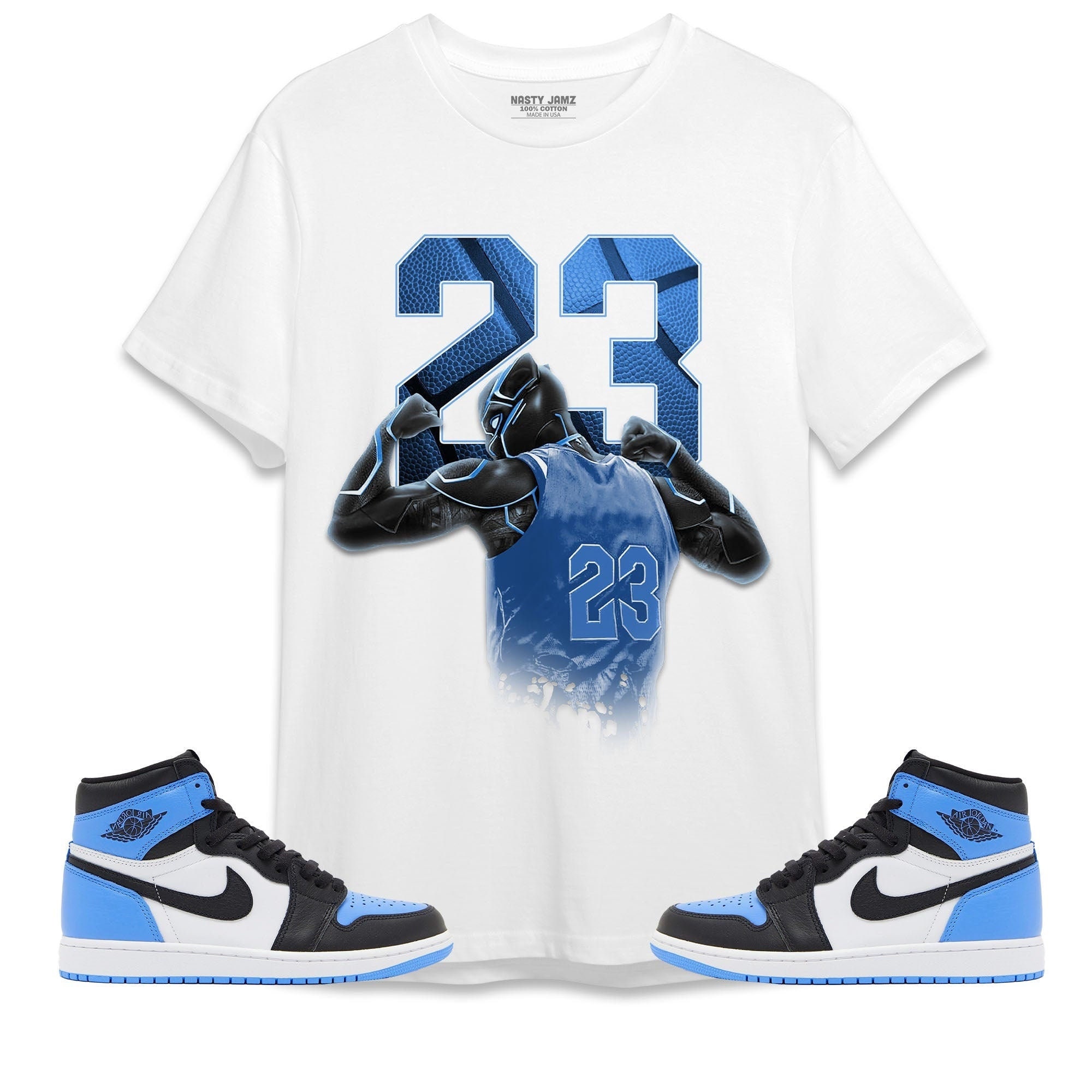 University Blue Jordan 1 Shirt 